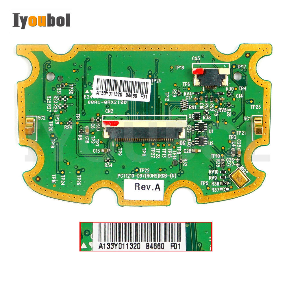 Keypad PCB (Numeric) Replacement for Symbol MC67 - Image 2