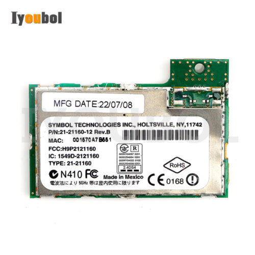 Wireless Lan Card Replacement for Symbol MC9090-G, MC9090-S, MC9094-S, MC9090-K (21-21160-12)