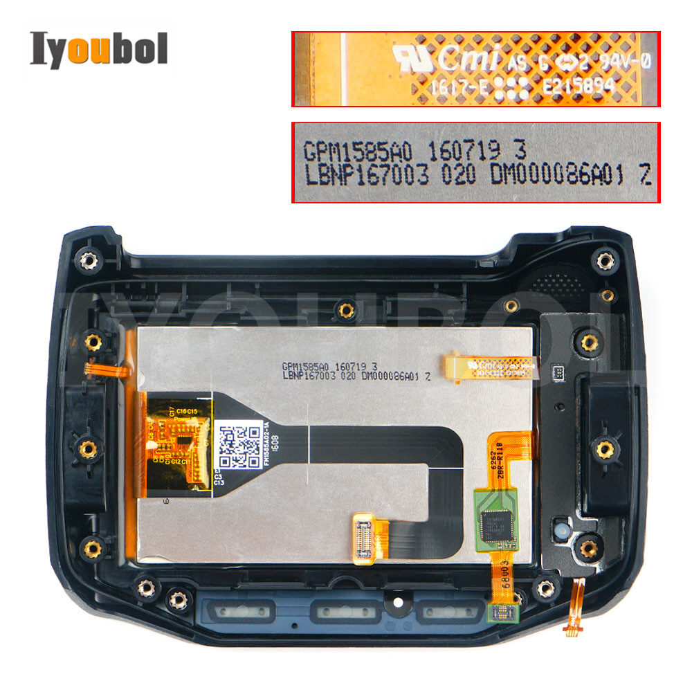 LCD & Touch screen with Front Cover Replacement for ZEBRA WT6000 WT60A0 - Image 3
