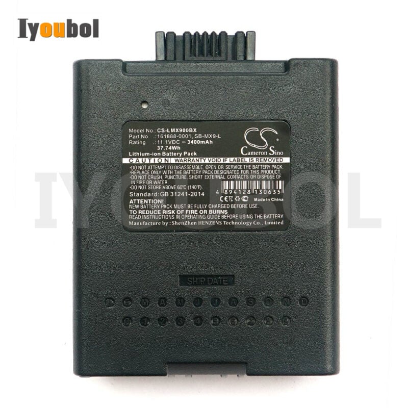 Battery for Honeywell LXE MX9(3400mAh)