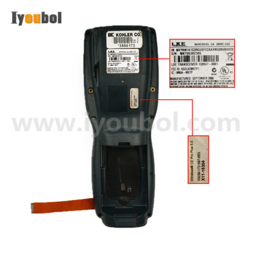 Back Cover Replacement for Honeywell LXE MX7 Tecton