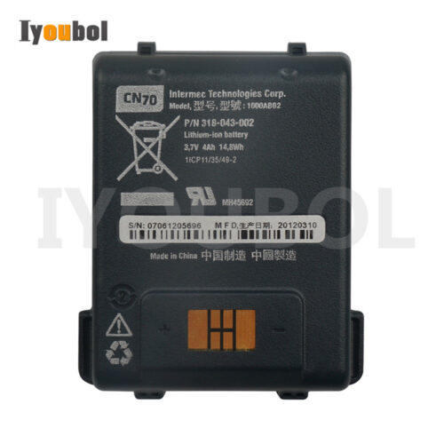 Battery for Intermec CN70E(1000AB02 3,7V 4Ah 14,8Wh)