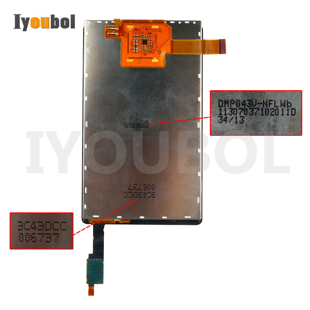 LCD with Touch Digitizer (No-OEM) for Honeywell Dolphin 75e - Image 3