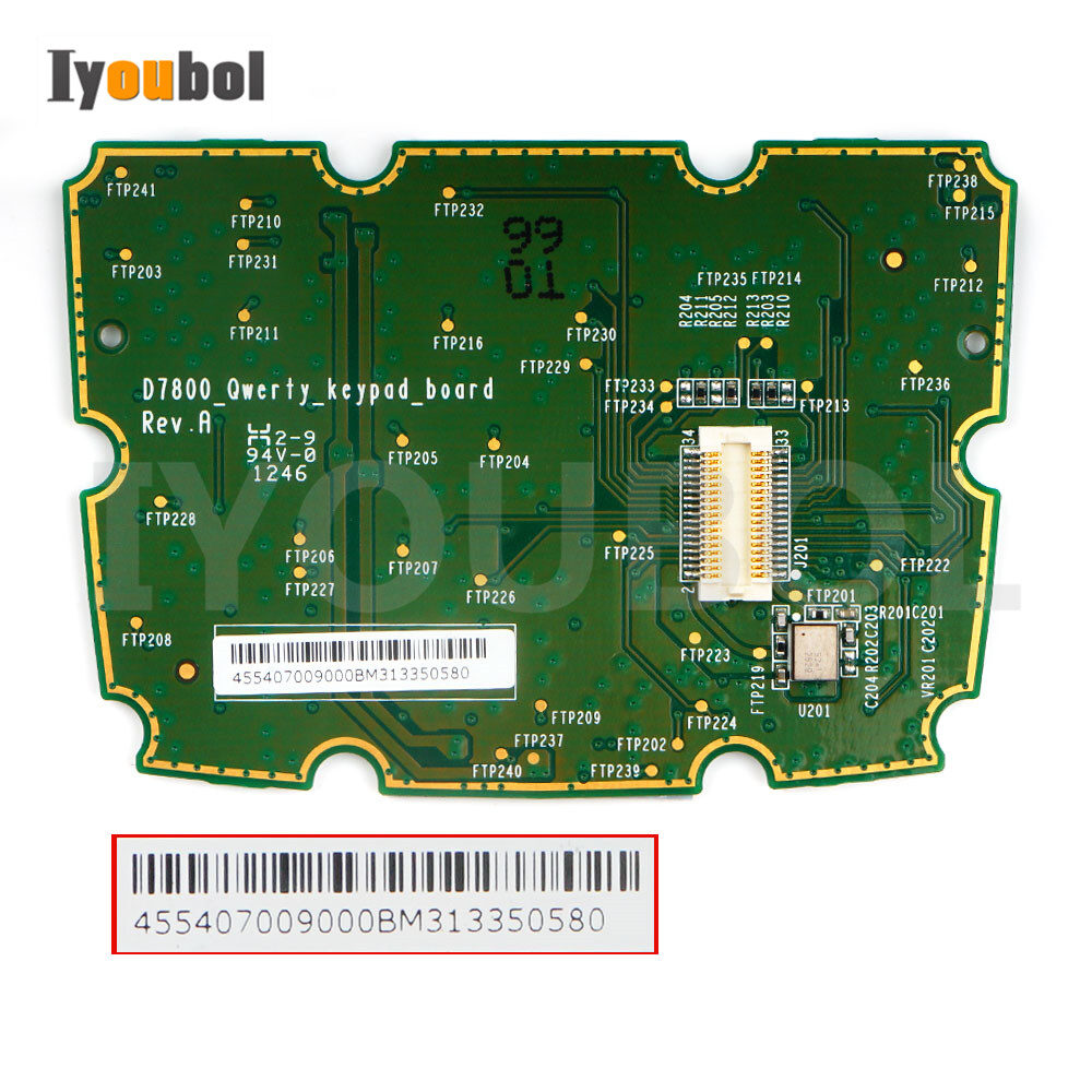 Keypad PCB (QWERTY) Replacement for Honeywell Dolphin 7800 - Image 2