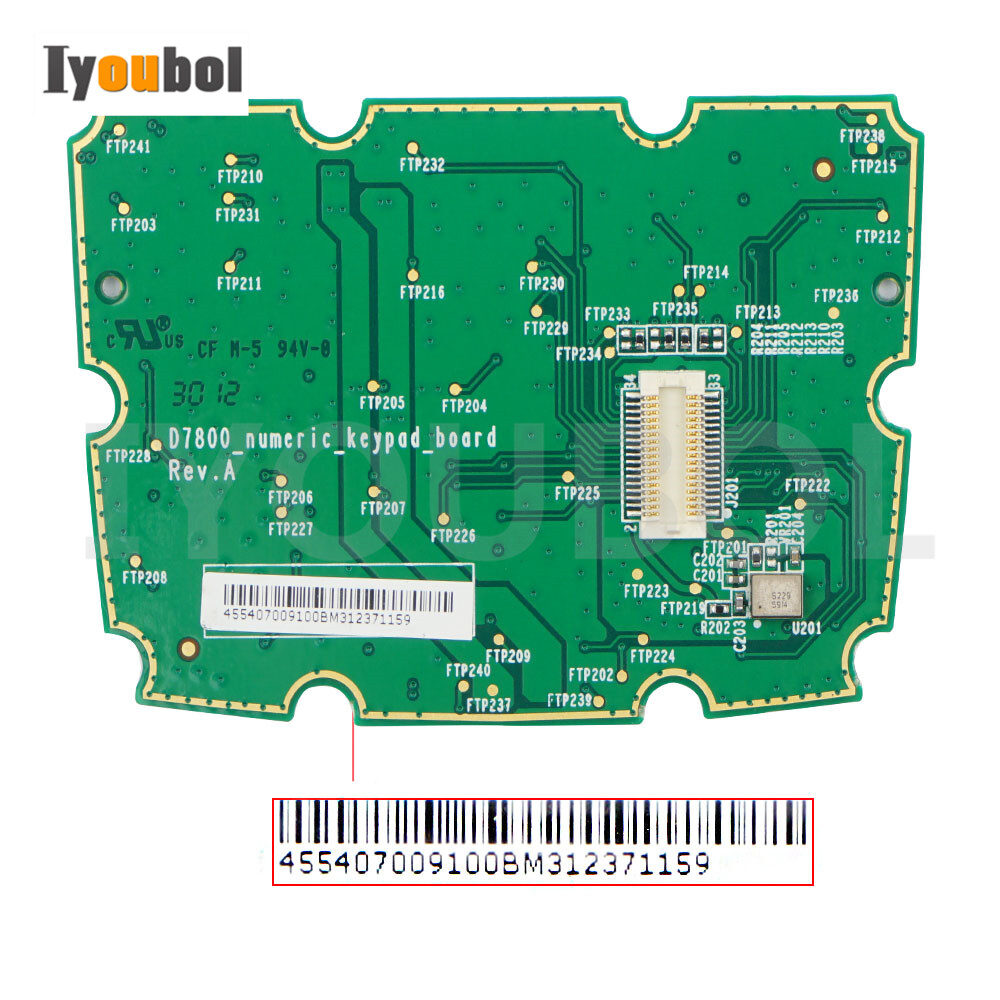 Keypad PCB (Numeric) Replacement for Honeywell Dolphin 7800 - Image 2