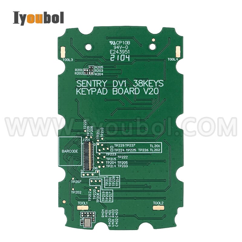 38-Key Keypad PCB for ZEBRA MC330K-G MC330M-G MC330K-R MC330M-R MC330K-S MC330M-S - Image 4