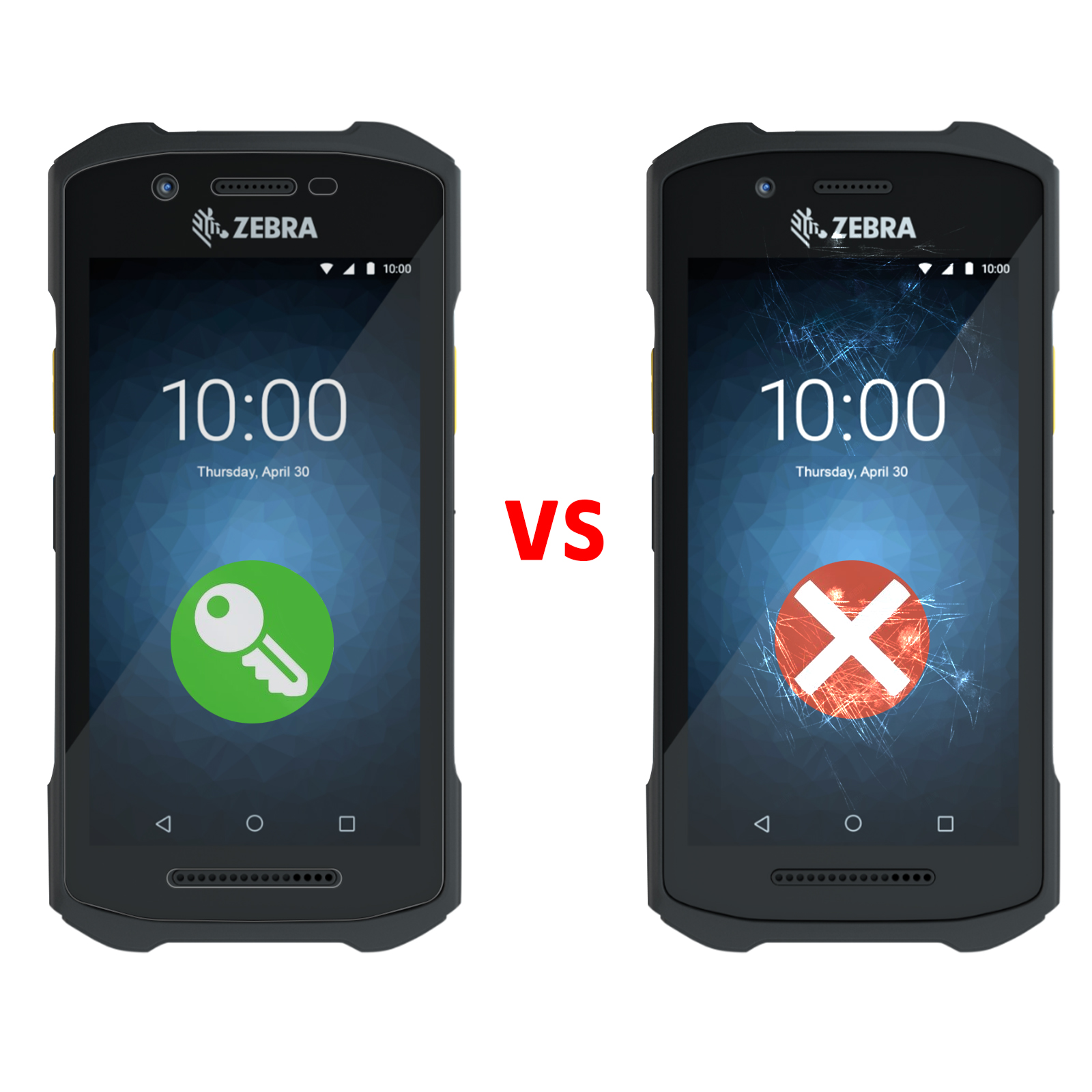 3 PCS Tempered glass screen protector for Zebra TC21 TC26 - Image 7