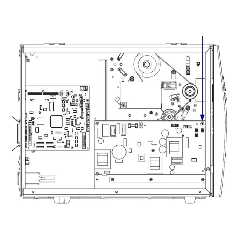 110Xi4 Power Supply (includes integrated power entry module and power switch) P1058301