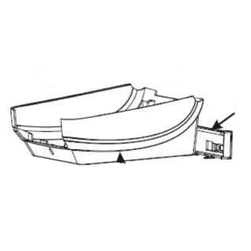 Back Panel, USB/Ethernet (Thermal Transfer) 105934-075