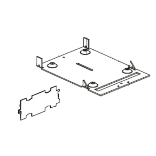 Kit Bottom Plate and Divider Plate for Serial & USB KR403 P1015434