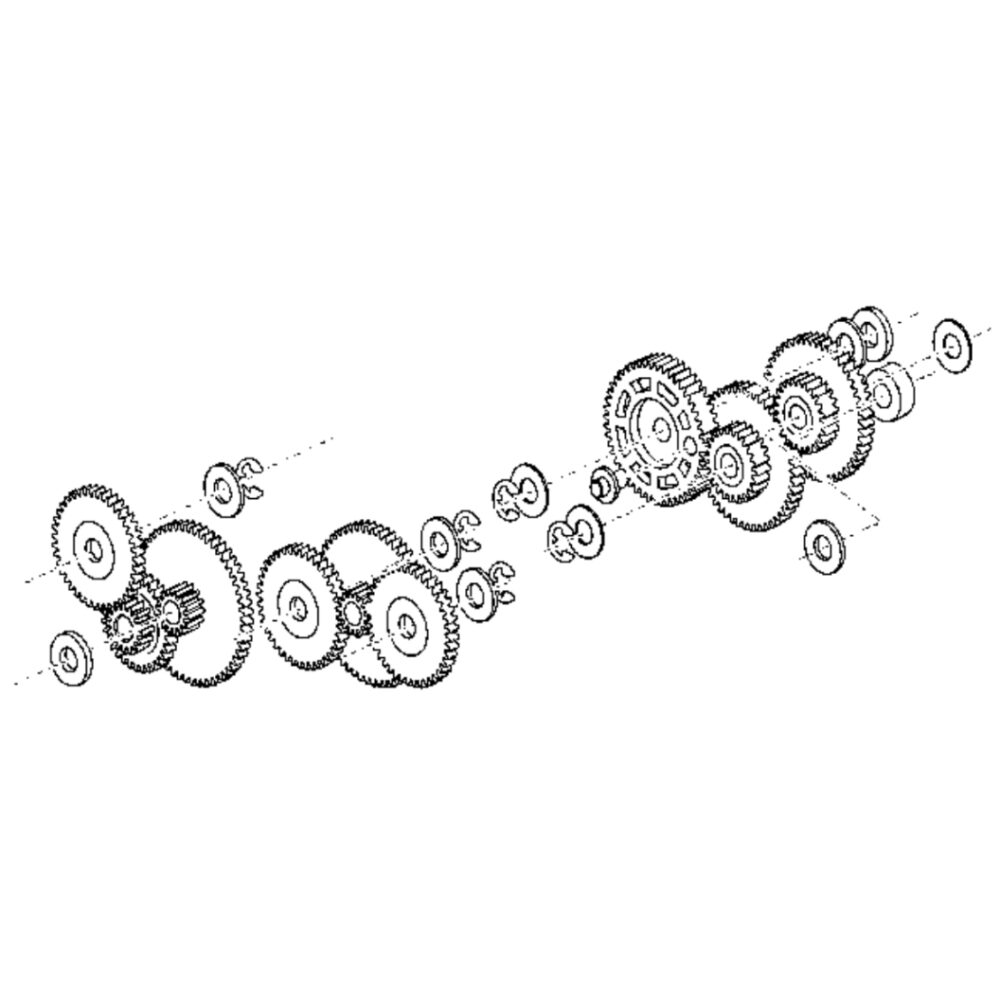 Kit Drive Gears TTP21X0 P1029257-010