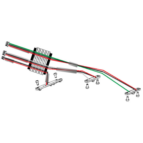 Kit Cable SPI Media Sensor - printers with serial numbers greater than 93J115000001 P1029257-007