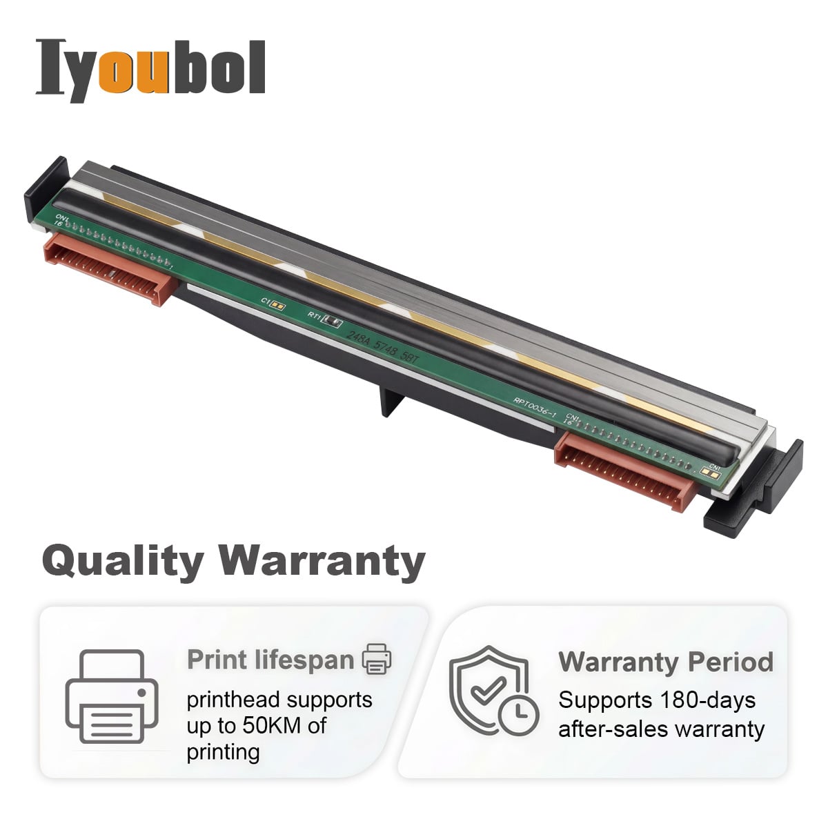 Printhead Compatible with Zebra ZD420D/ZD620D/HC Printhead 203dpi Thermal Label Printer (PN:P1080383-415) - Image 5