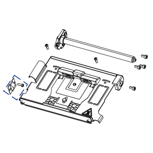 Thermal Transfer Print Mechanism ZT200 Series (includes ribbon sensor with cable, printhead cables and ground contact) P1037974-013