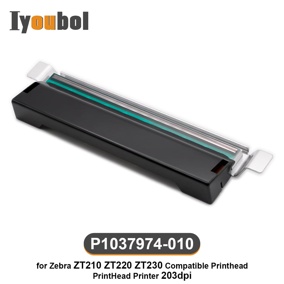 Printhead Compatible with Zebra ZT210/ZT220/ZT230 Printhead 203dpi Thermal Label Printer (PN:P1037974-010)