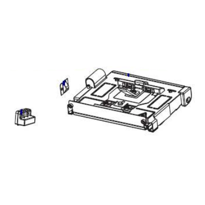 Thermal Transfer Print Mechanism ZT410 (includes ribbon sensor with cable, printhead cables, ground contact and magnets) P1058930-016