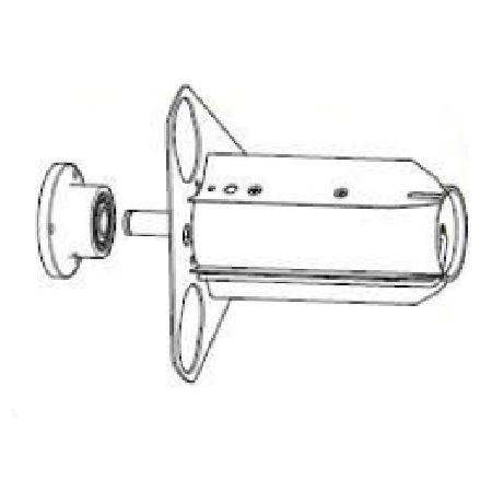 Replacement Media Rewind Spindle (includes bearing) ZT610 P1083320-070