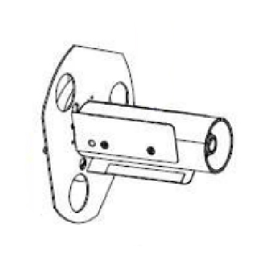Media Supply Spindle for 3" ID Cores (standard spindle on all printers) ZT620 P1083320-062