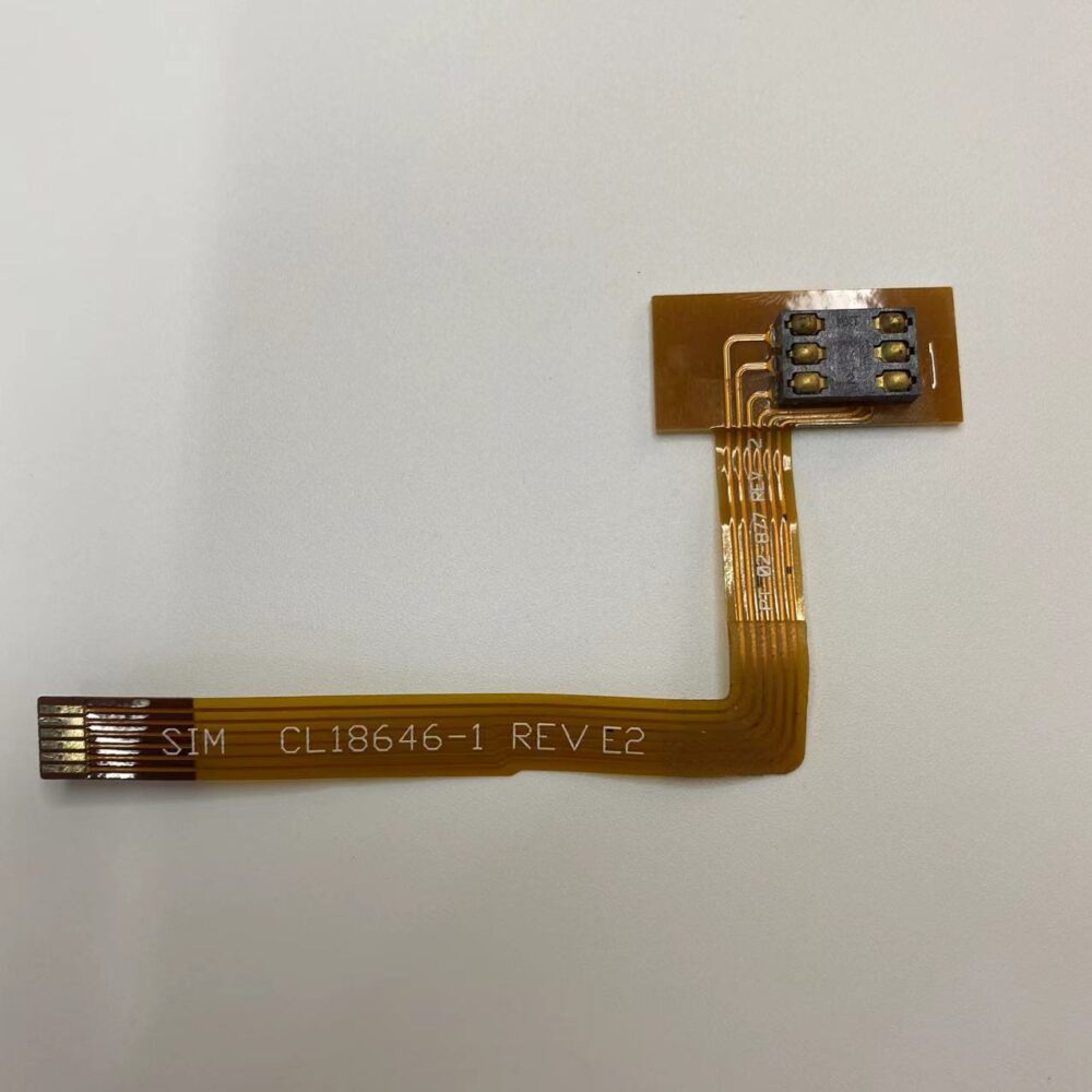 SIM Connector with flex cable （CL18646-1） Replacement for Zebra P4T - Image 2