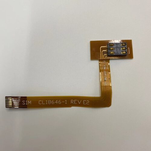 SIM Connector with flex cable （CL18646-1） Replacement for Zebra P4T