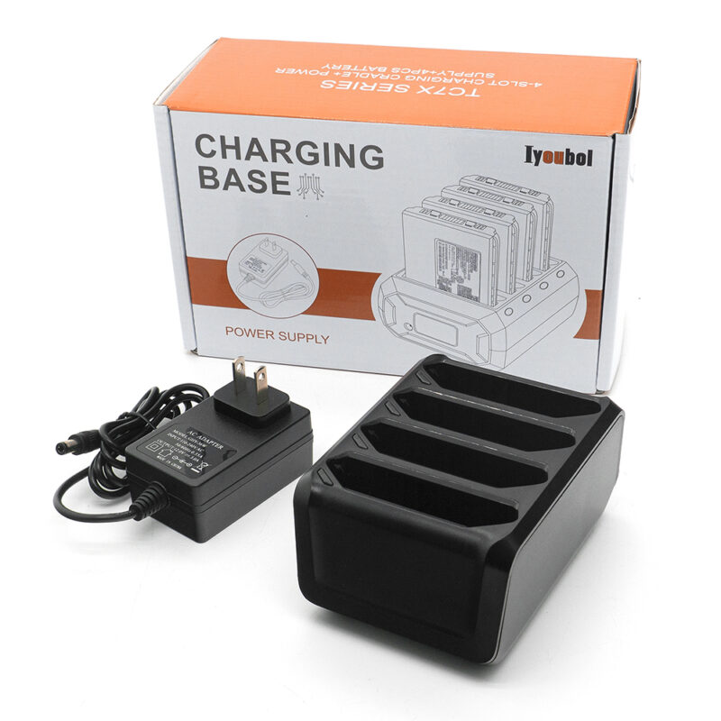 4-Slot Battery Charging Cradle(SAC-TC7X-4BTYC1) with power supply For Zebra Motorola Symbol TC70 TC75 - Image 2