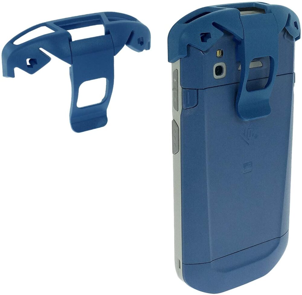 Blue Plastic HealthCare Carrying Clip for Zebra TC51/52/52X/52AX/56/57/57X (SG-TC5X-CLIPHC1-01)