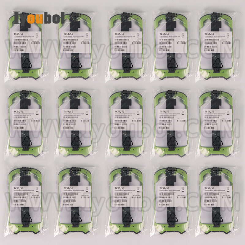 The Exoskeleton Rugged Boot with Hand Strap for Zebra TC51 TC52 TC56 TC57 TC52x TC57x (SG-TC5X-EXO1-01 )  ( SG-TC5X-EXONHS-01) (green plus black) - Image 4