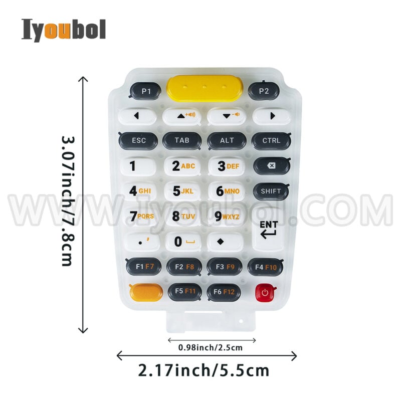 34-Key Keypad Replacement for Zebra MC2200, MC2700 - Image 5