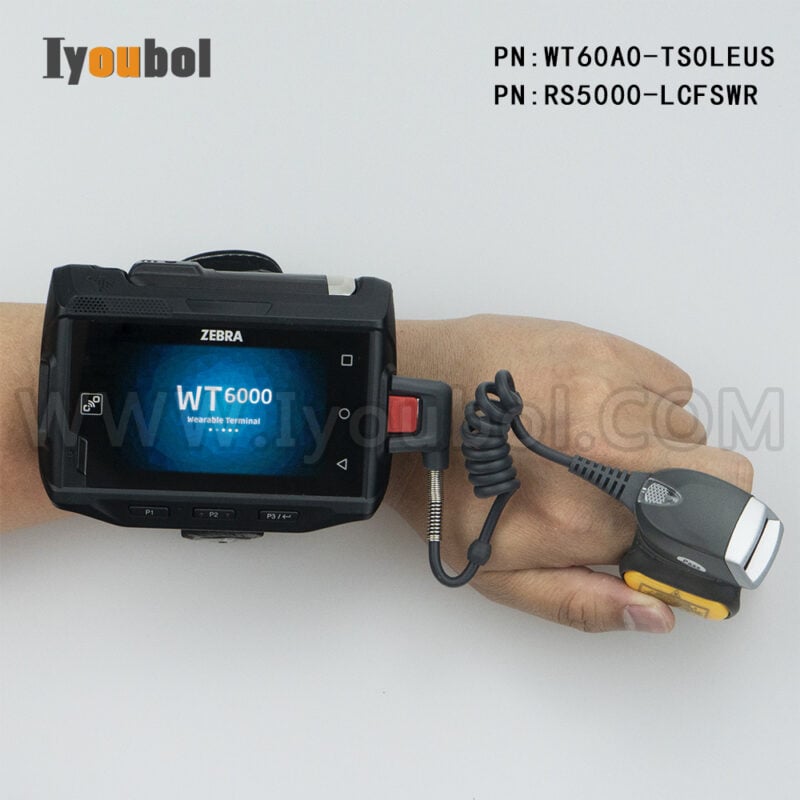 WT60A0-TS0LEUS and RS5000 Ring Scanner Kit - Fully Refurbished with New Battery and Wrist. - Image 4