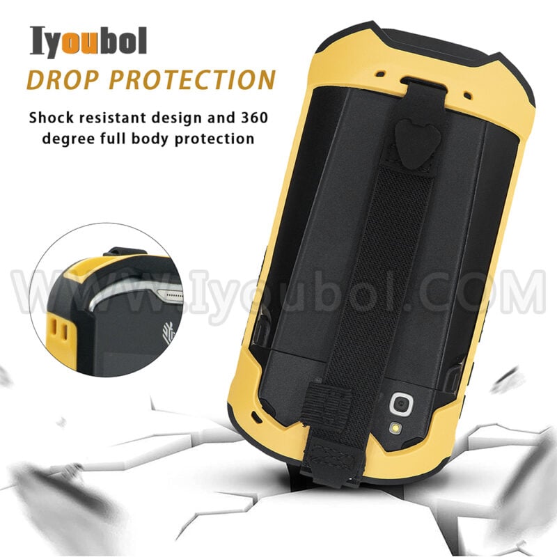 The Exoskeleton Rugged Boot with Hand Strap for Zebra TC51  TC52 TC56 TC57 TC52x TC57x (SG-TC5X-EXO1-01 )  ( SG-TC5X-EXONHS-01)（yellow） - Image 5