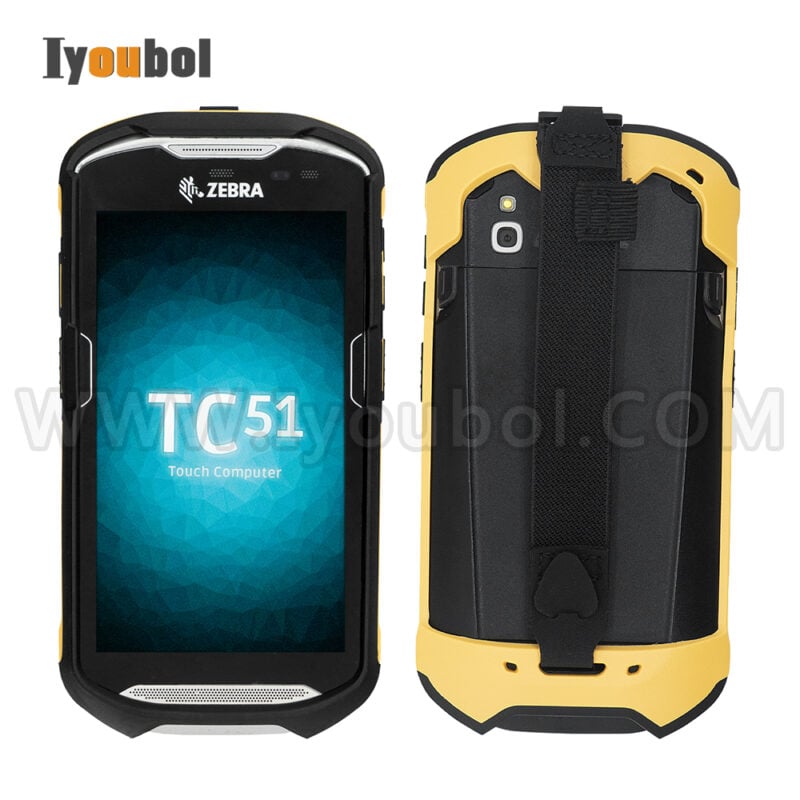 The Exoskeleton Rugged Boot with Hand Strap for Zebra TC51  TC52 TC56 TC57 TC52x TC57x (SG-TC5X-EXO1-01 )  ( SG-TC5X-EXONHS-01)（yellow） - Image 3
