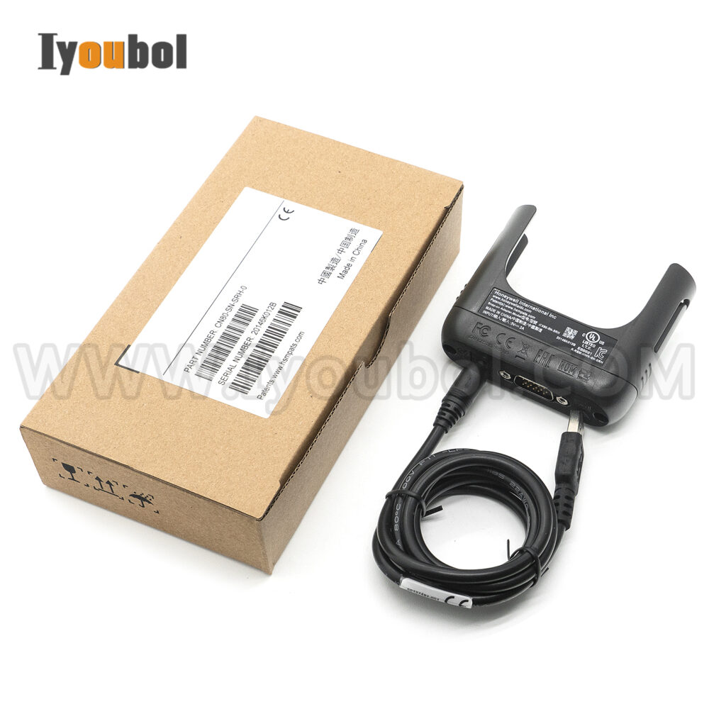 Honeywell CN80-SN-SRH-0 Serial/USB Host Snap-On Adapter for Dolphin CN80 with USB Wall Charger Cable - Image 2