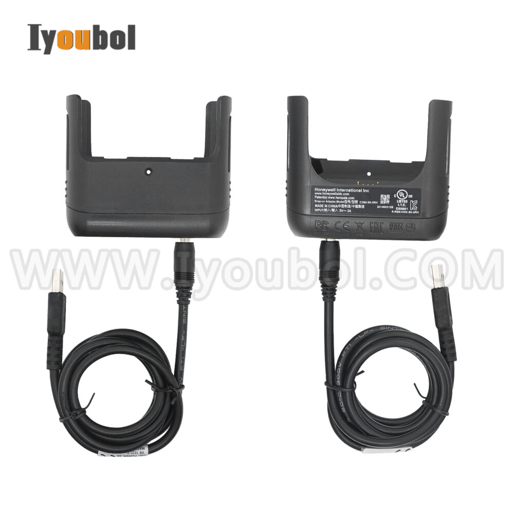 Honeywell CN80-SN-SRH-0 Serial/USB Host Snap-On Adapter for Dolphin CN80 with USB Wall Charger Cable - Image 3
