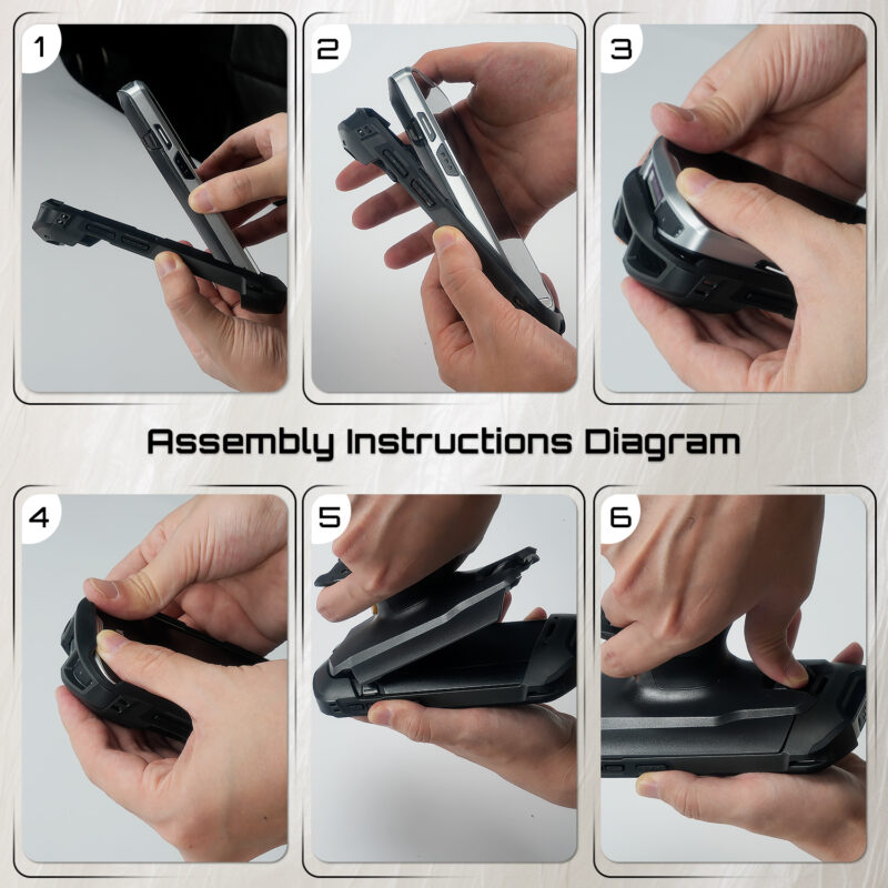 Snap-On Mechanical Attachable Trigger Handle for Zebra TC51 TC52 TC56 TC57 (TRG-TC51-SNP1-01)(KT-TC51-TRG1-01 ) - Image 2