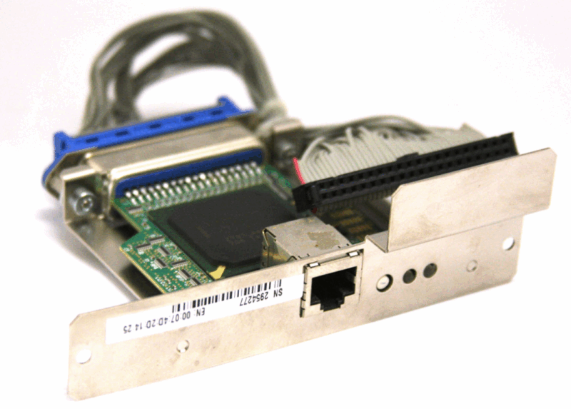 Ethernet Print Server Network Card Replacement for Zebra 105SL (P/N: G47480)