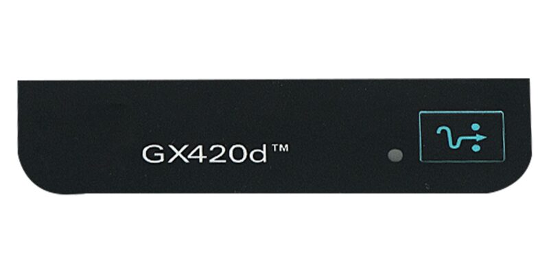 Nameplate, GX420d (Direct Thermal) (105934-062)