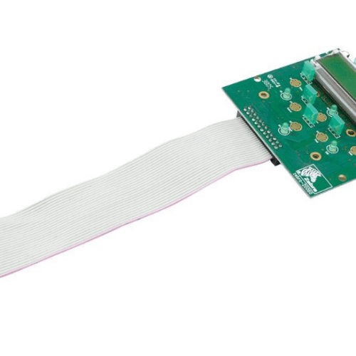 PCB with LCD LEDs and Cables For Zebra S4M