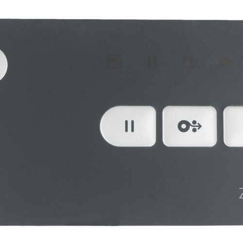 Nameplate (contains nameplates with and without the Print Touch icon) for Zebra ZD420T  (P1080383-201)