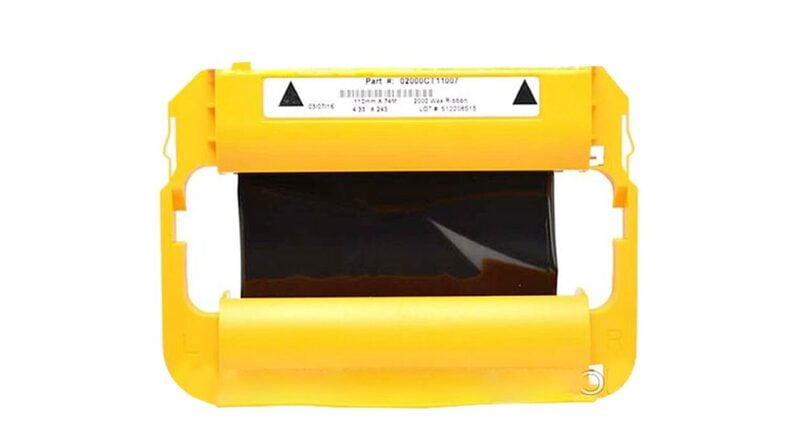 Wax Ribbon Roll ( 02000CT111007 ) Replacement for Zebra ZD420T