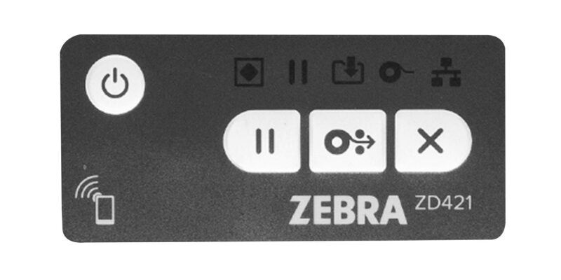 Nameplate For Zebra ZD421T (P1112640-254)