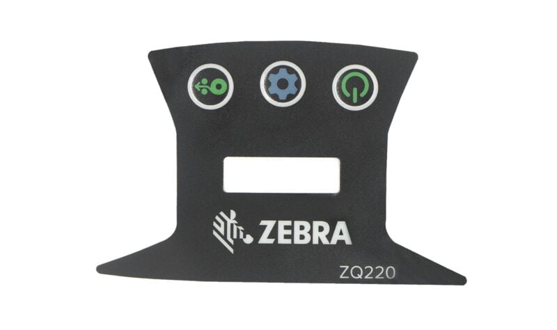 Keypad Overlay Replacement for Zebra ZQ220