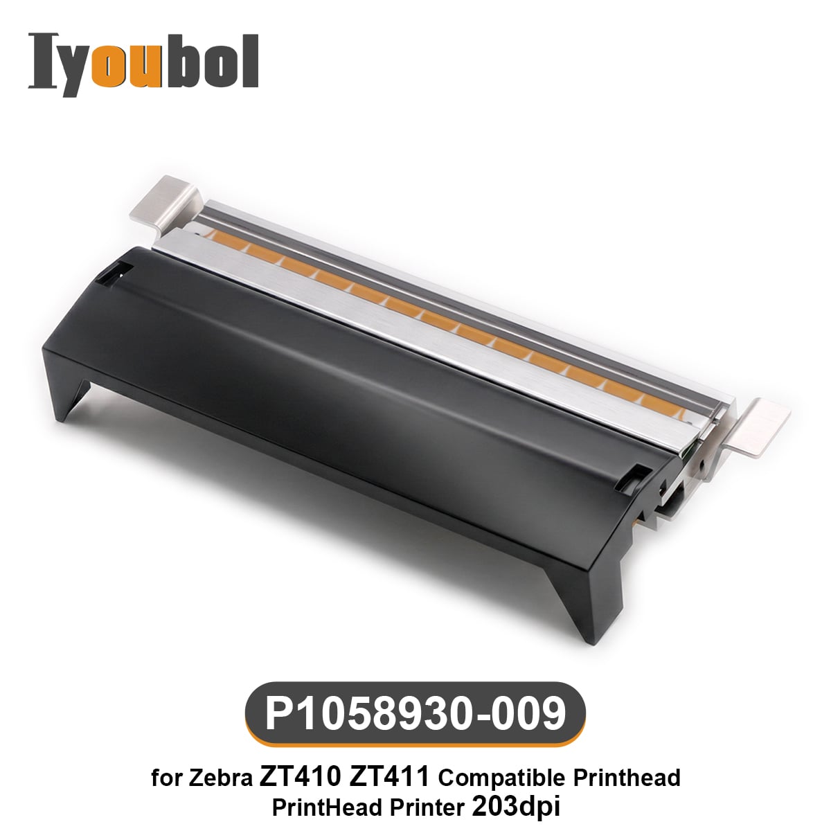 Printhead Compatible with Zebra ZT410/ZT411 Printhead 203dpi Thermal Label Printer (PN:P1058930-009)