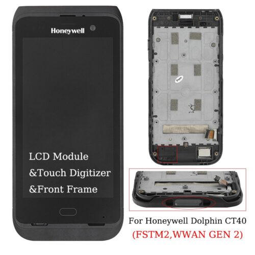 OEM LCD with Touch with Front Cover ( FSTM2, WWAN GEN 2 ) for Honeywell CT40 (with LOGO)