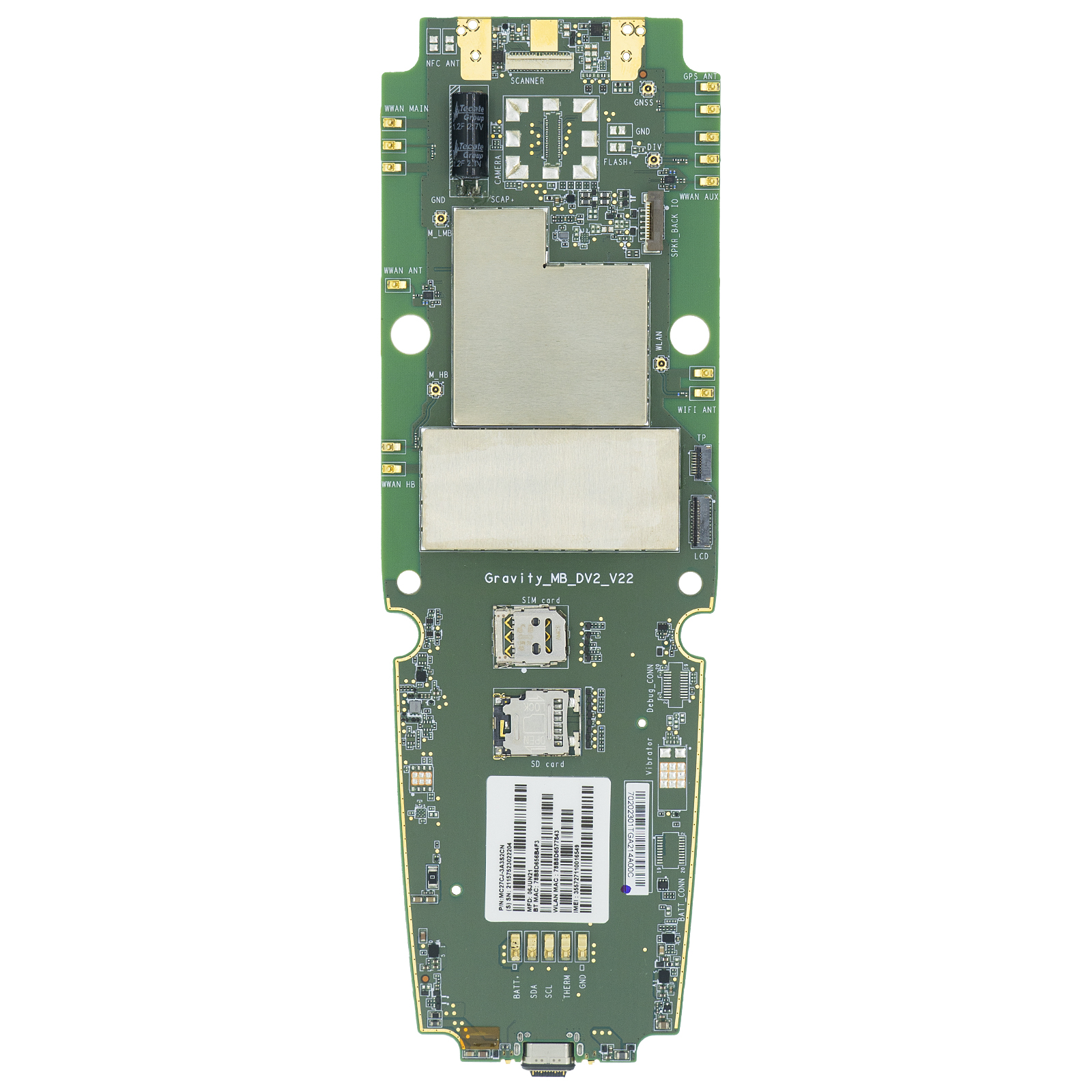 Motherboard Replacement for Zebra MC2700(Mainboard PN required before placing order) - Image 3