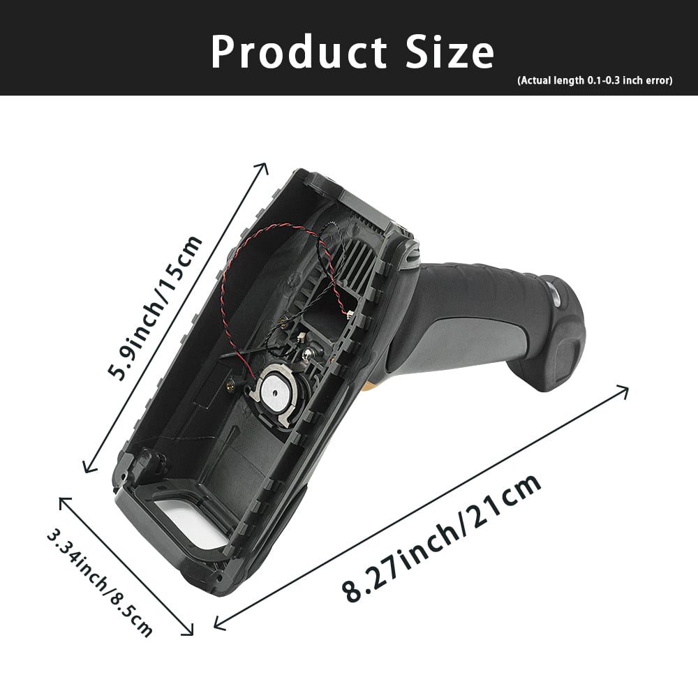 Back Cover (Gun /pistol Type) with Trigger Switch & Trigger Plastic with speaker for Motorola Symbol MC9090 MC9060 - Image 10