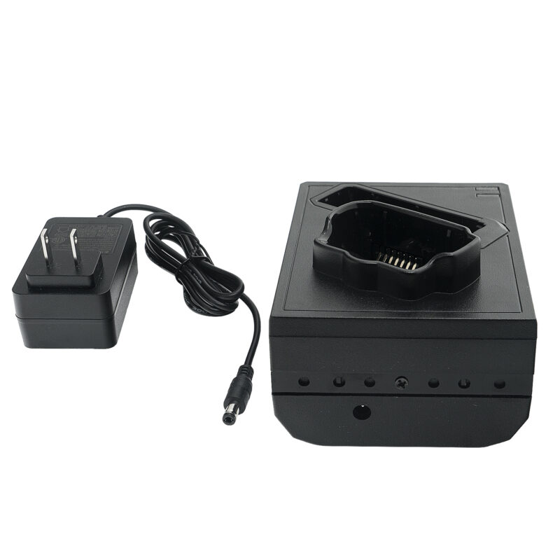 Single Slot Cradle w/Spare Battery Charger with Power Supply for Zebra RS6000 (CRD-NGRS-1S1BU-01) - Image 4