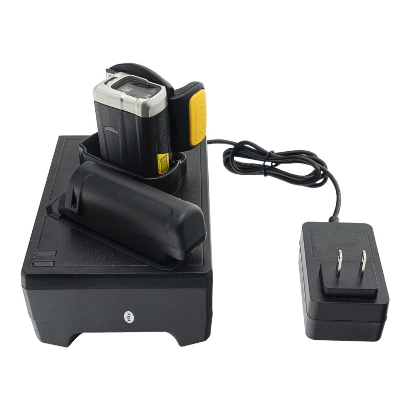 Single Slot Cradle w/Spare Battery Charger with Power Supply for Zebra RS6000 (CRD-NGRS-1S1BU-01) - Image 5