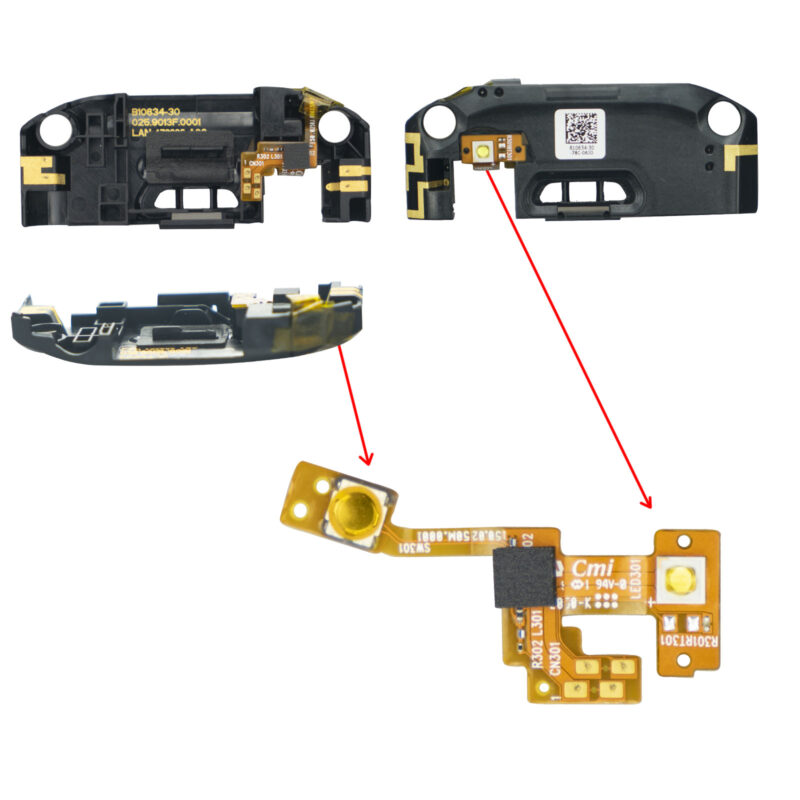 Power & LED flex cable for tc51 TC52 TC56 TC57