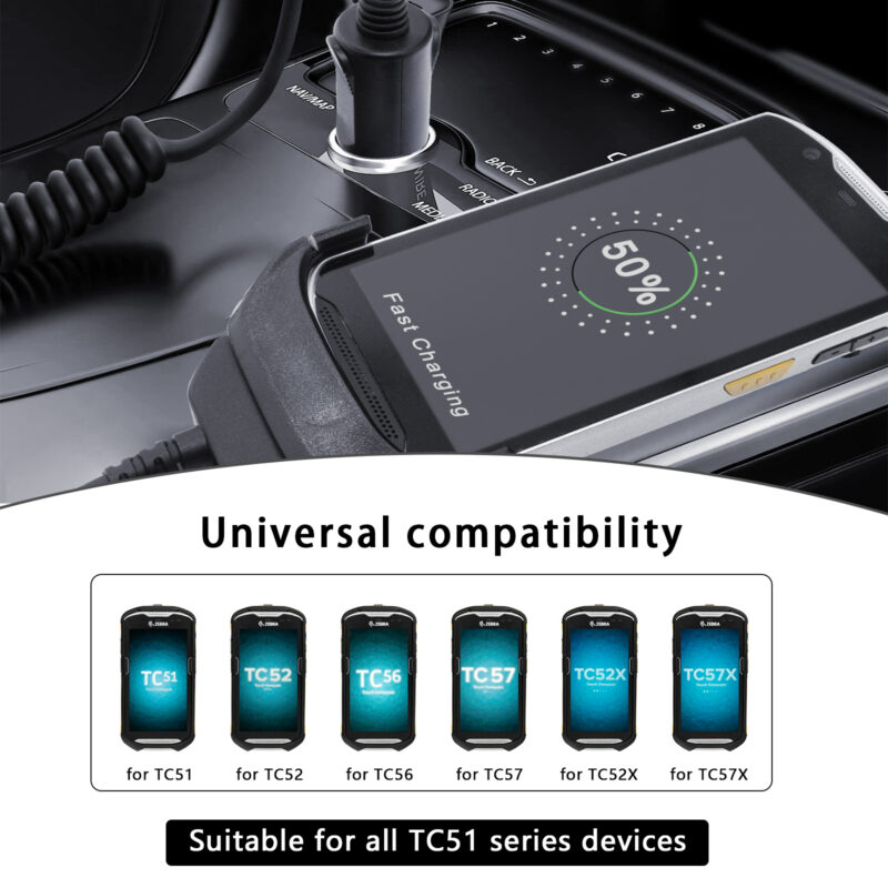 Car Vehicle Charger Cable DC For Zebra TC51 510K TC56 TC52 TC57 - Image 5