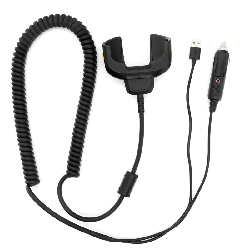 Vehicle Charger Cable for zebra TC70, TC72, TC75, and TC77